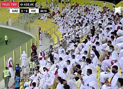 Màn cổ vũ gây ám ảnh của CĐV UAE khiến người xem muốn tắt tiếng