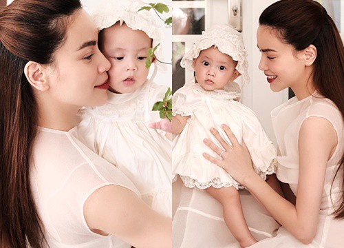 Mẹ con Hà Hồ hóa nàng thơ xinh đẹp, thần thái Lisa không đùa được đâu