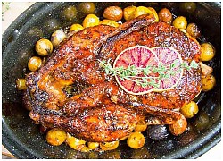 Vịt nướng sốt cam, thơm ngon đến miếng cuối cùng