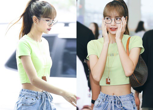 Ảnh sân bay huyền thoại giúp Lisa (BLACKPINK) lên ngôi thánh body, tất cả là nhờ màn khoe vòng eo nhỏ khó tin nhất Kpop