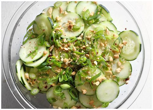 Cách làm salad dưa chuột kiểu Thái