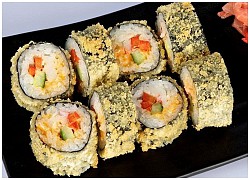 Cách làm sushi chiên giòn tan ăn là mê