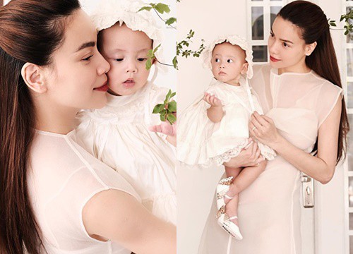 Con gái 7 tháng tuổi xinh và điệu của Hà Hồ - Kim Lý