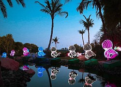 Triệu ánh đèn màu rực rỡ tại Dubai Garden Glow - khu vườn nghệ thuật độc đáo ở Dubai