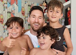 Vợ đăng video Messi đùa nghịch với hai con trai