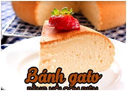 Cách làm bánh gato bằng nồi cơm điện