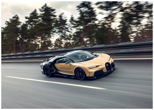 Hé lộ hình ảnh siêu xe Bugatti đang chạy thử với tốc độ 440 km/h