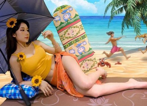 Hóa thân Leona Tiệc Bể Bơi ngoài đời thực, Mina Young khiến các fan "tan chảy" vì body quá quyến rũ