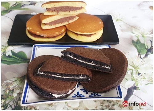 Làm bánh Doremon phiên bản Oreo khiến các bé thích mê