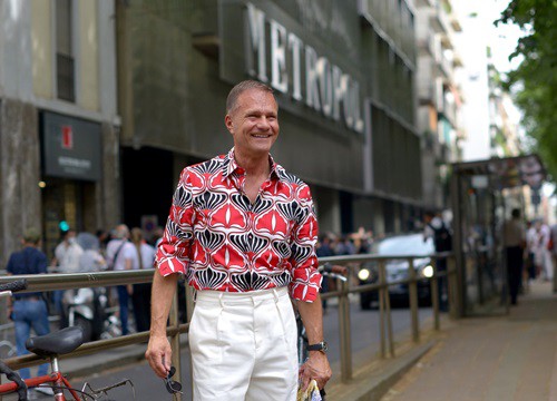 Street style của nam giới ở Milan Fashion Week