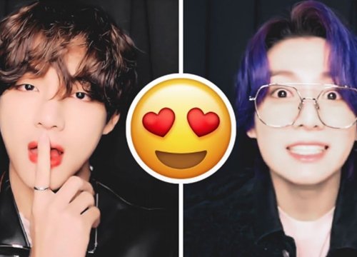 Vẻ đẹp quyến rũ của V và Jungkook BTS trong Photo Booth