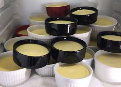 Cách làm bánh flan sữa tươi whipping cream mềm mịn béo thơm không bị rỗ