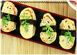 Cách làm Sushi trứng cuộn cực dễ cho ngày cuối tuần