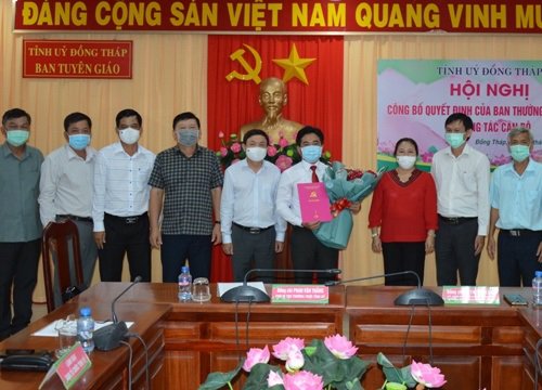 Đồng chí Nguyễn Minh Phú giữ chức vụ Phó Trưởng Ban Tuyên giáo Tỉnh ủy