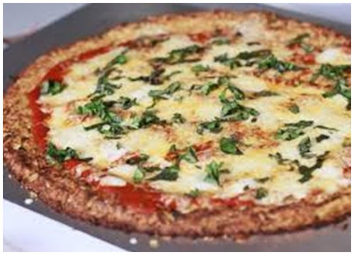 Cách làm pizza với đế bánh làm từ súp lơ