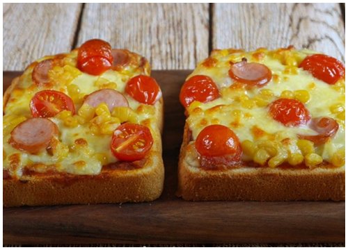 Cách làm pizza bánh mì nhanh trong 7 phút