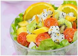 Cách làm salad hoa quả thêm vitamin cho làn da