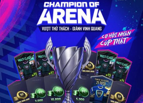 FIFA Online 4 tung sự kiện chào mừng Arena Mode: Hàng ngàn thẻ 21TOTS miễn phí