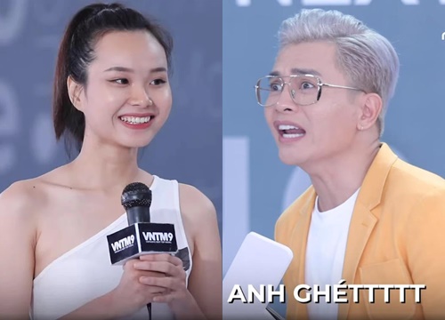 GK Nam Trung nhất quyết loại một cô gái khỏi Vietnam's Next Top Model vì thói quen bàn tay cực xấu!