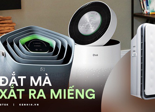 Top máy lọc không khí "đắt xắt ra miếng", chỉ dành cho người chơi hệ "nhiều tiền"