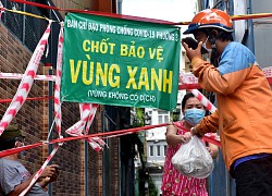 Độc đáo những chốt bảo vệ "vùng xanh" giữa tâm dịch Covid-19 ở TPHCM