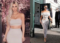 Kim Kardashian lăng xê mốt bodysuit ngang đùi