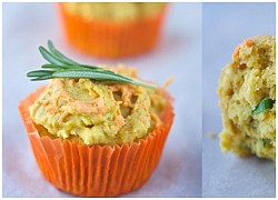 Muffin bí xanh món ăn chay độc đáo