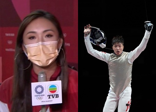 Sao TVB xin lỗi vì bày tỏ tình cảm với kiếm thủ Olympic