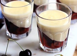 Cách làm pudding cherry vani núng nính, đẹp mắt, cực đơn giản