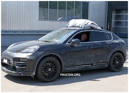 Phát hiện Porsche Macan phiên bản chạy điện được chạy thử nghiệm trên đường phố