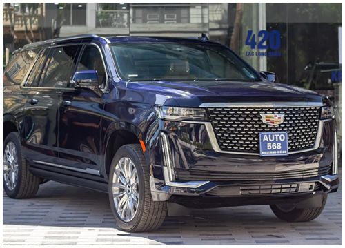 Cận cảnh Cadillac Escalade 2021 V8 đầu tiên tại Việt Nam