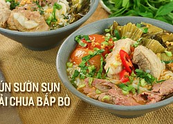 2 cách làm bún sườn cải chua và riêu cua hấp dẫn đổi vị cho bữa ăn