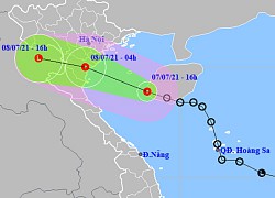 5 tỉnh, thành cấm biển tránh áp thấp nhiệt đới