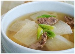 Cách làm canh thịt bò củ cải