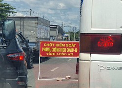 "Căng thẳng" đường về miền Tây sáng 7-7, vì nhiều tài xế ở TP HCM không có giấy xét nghiệm