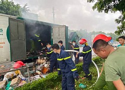 Dân tình lo lắng khi nghe tin xe bưu phẩm cháy