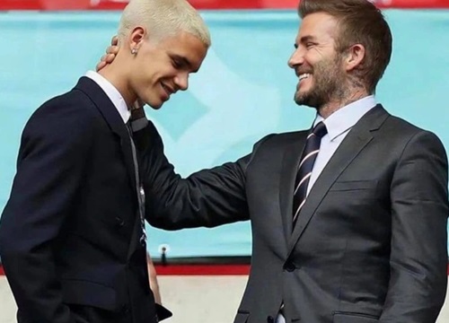 David Beckham đẹp trai "lồng lộng" khi đi xem đội Anh đá bán kết Euro 2020