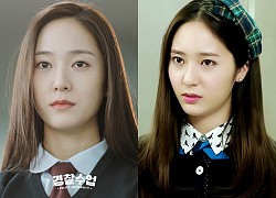 Krystal diện đồng phục cho phim mới mà Knet giật mình tưởng ảnh thời The Heirs 8 năm trước, visual "hack tuổi" sởn da gà