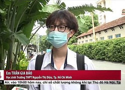 Nam sinh phỏng vấn VTV24 sau khi thi Văn, trả lời vài giây mà khiến hội nữ sinh đổ rần rần