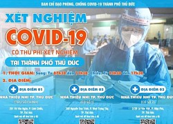 TP Thủ Đức tổ chức thêm 3 điểm xét nghiệm COVID-19 có thu phí