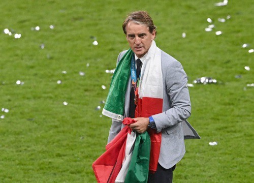 HLV Mancini: 'Italy vượt trội so với tuyển Anh'