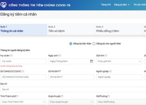 Hướng dẫn cách đăng ký tiêm vắc xin Covid-19 online