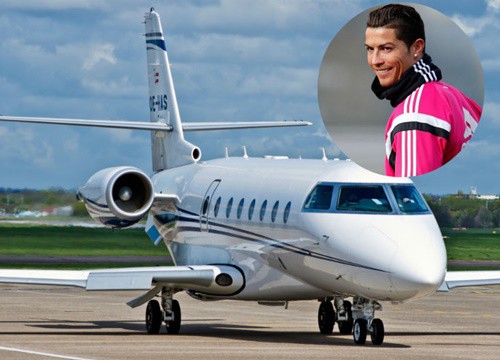 Khám phá chuyên cơ trị giá 20 triệu USD của Cristiano Ronaldo