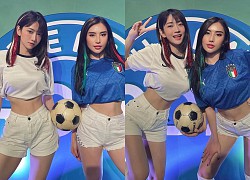 Lê Bống, Trang Tracy ăn mặc thiếu vải show cổ vũ chung kết Euro