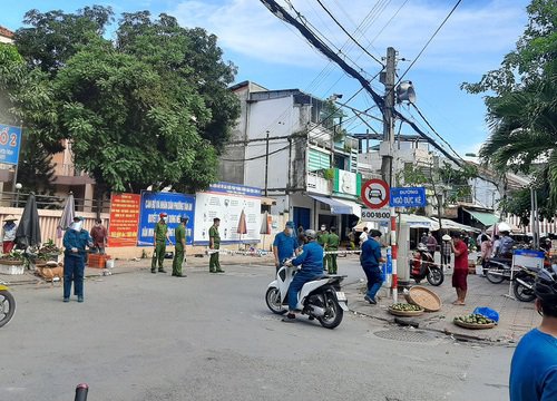 Phong tỏa chợ đầu mối Tân An ở Cần Thơ