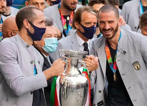 Bonucci thuyết phục Chiellini dự World Cup 2022 cùng Italia