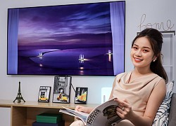 Cận cảnh TV LG OLED Evo: bức tranh nghệ thuật 4.0 mảnh ghép cho không gian phòng khách hiện đại