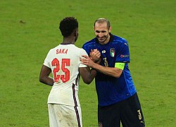 Chiellini 'rủa' Saka sút hỏng luân lưu bằng thần chú Nam Mỹ