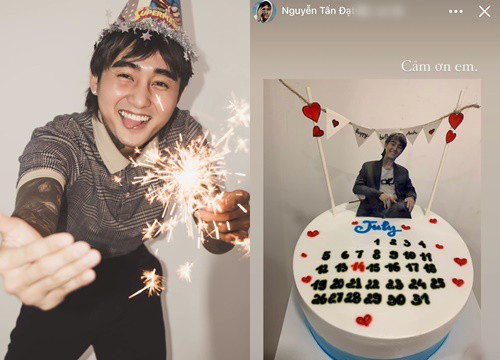 Cuối ngày sinh nhật, Đạt G bất ngờ khoe chiếc bánh kem từ Cindy Lư?