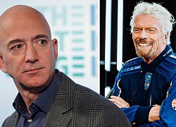 Jeff Bezos chúc mừng tỷ phú Richard Branson